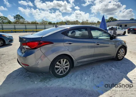 2014 Hyundai Elantra Se z USA, uszkodzony, nr VIN 5NPDH4AE4EH485300